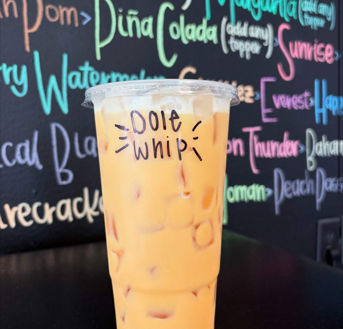 Dole whip - Cocunut, Pineapple, Peachmango